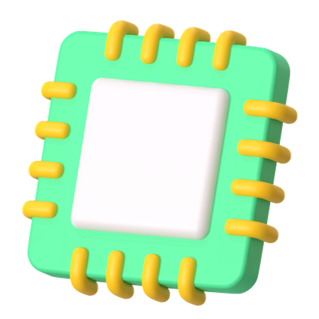 Processador  3D Icon