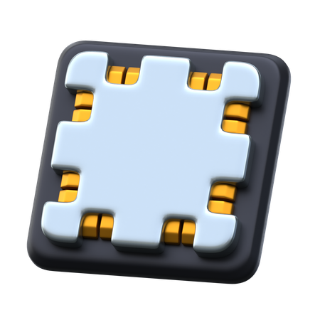 Processador  3D Icon