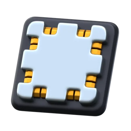 Processador  3D Icon