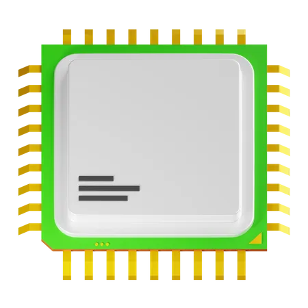 Processador  3D Icon