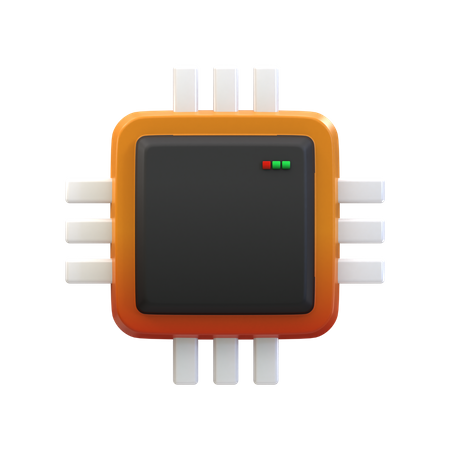 Processador de CPU seo  3D Icon