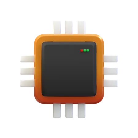 Processador de CPU seo  3D Icon