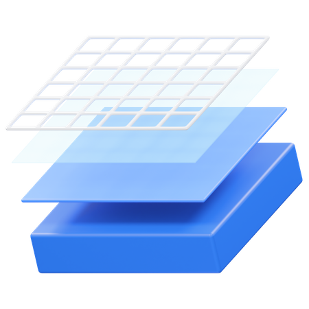Processamento de dados  3D Icon