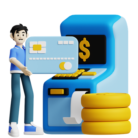 Processo de pagamento  3D Icon