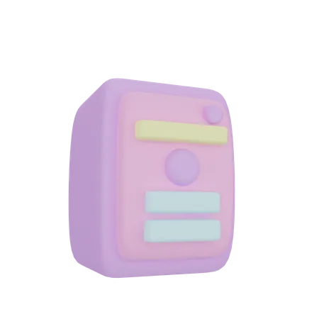 CPU  3D Icon