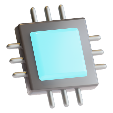 Processeur  3D Icon