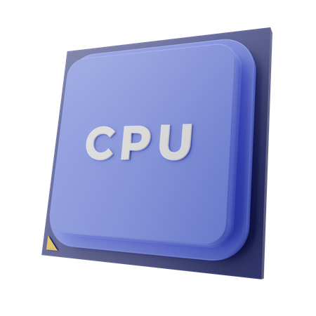 CPU  3D Illustration