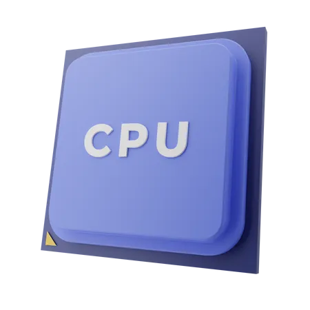 CPU  3D Illustration