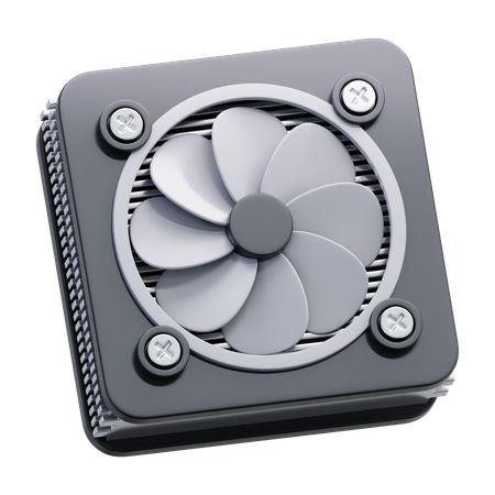 Refroidisseur de processeur  3D Icon