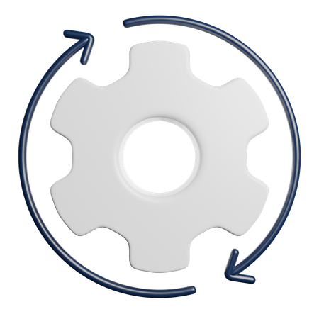 処理  3D Icon