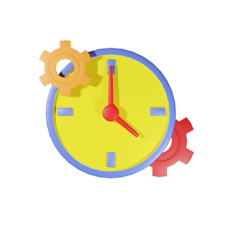 Processing Time  3D Icon
