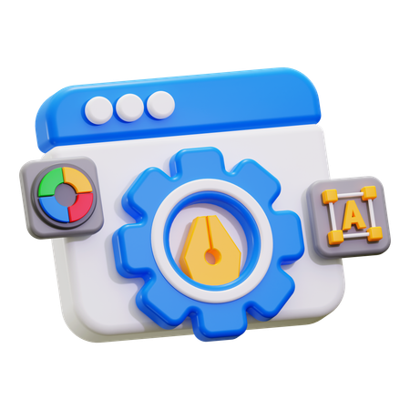 Processo de design  3D Icon