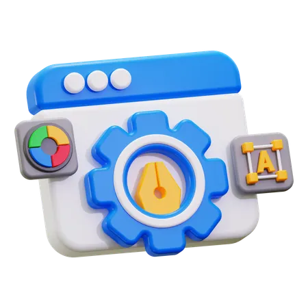 Processo de design  3D Icon