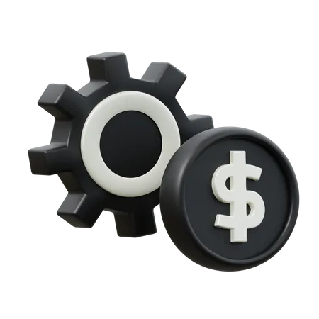 Processo de dinheiro  3D Icon