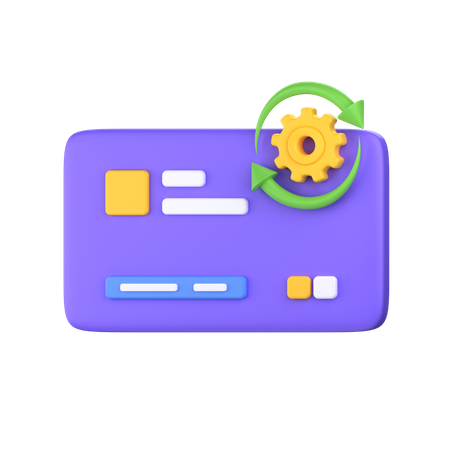 Processo de pagamento  3D Icon