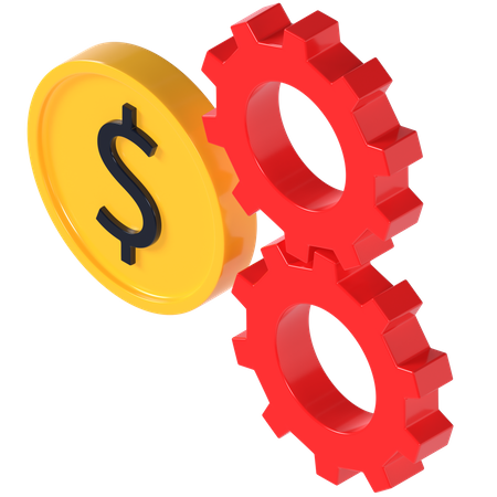 Processo financeiro  3D Icon