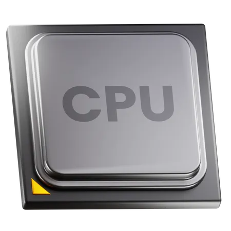 Processor Unit Computer 3D Icon