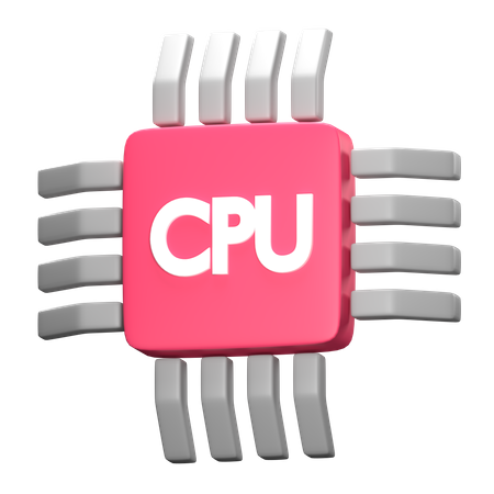 Processor  3D Icon