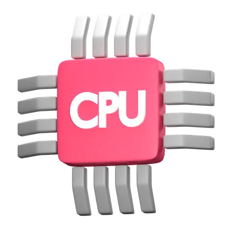 Processor  3D Icon