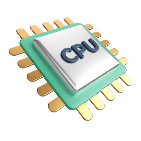 Processor  3D Icon