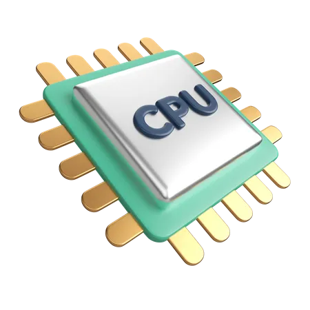 Processor  3D Icon