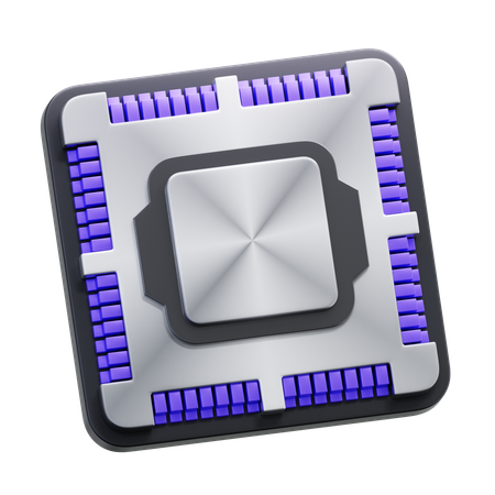 Processor  3D Icon