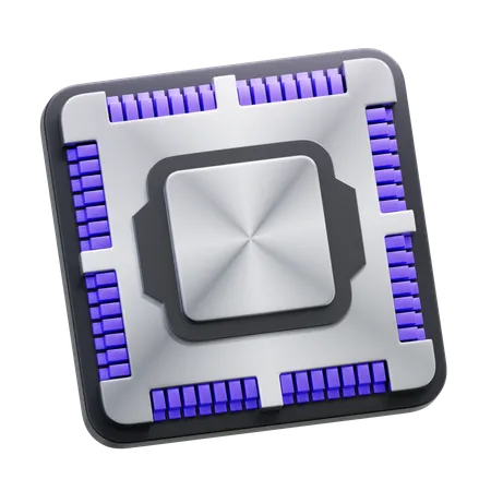 Processor  3D Icon