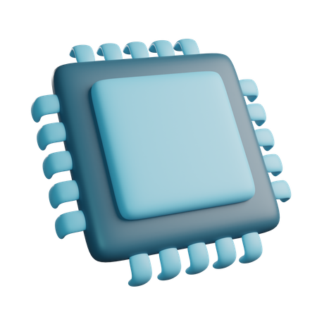 Processor  3D Icon