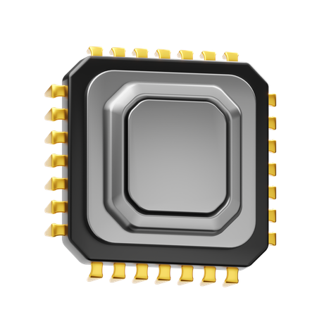 Processor  3D Icon