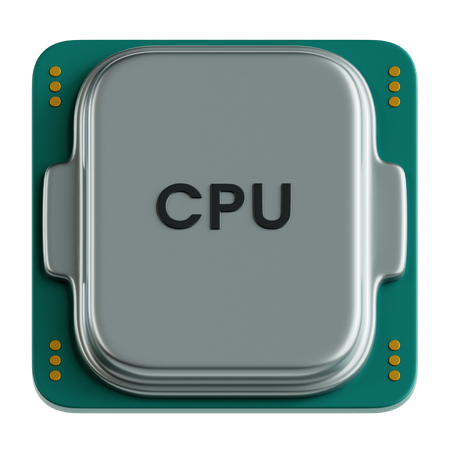 Processor  3D Icon