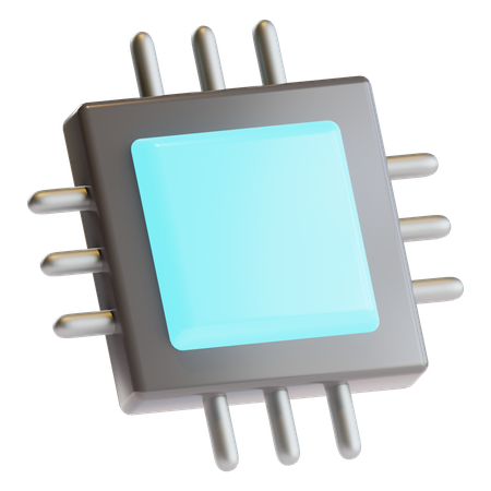 Processor  3D Icon