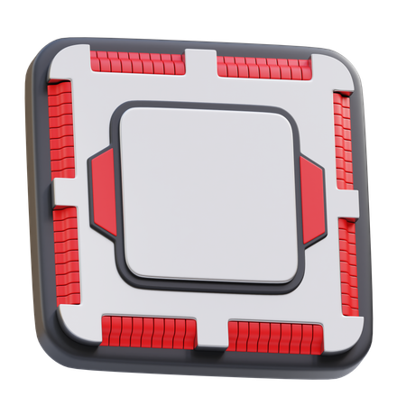 Processor  3D Icon