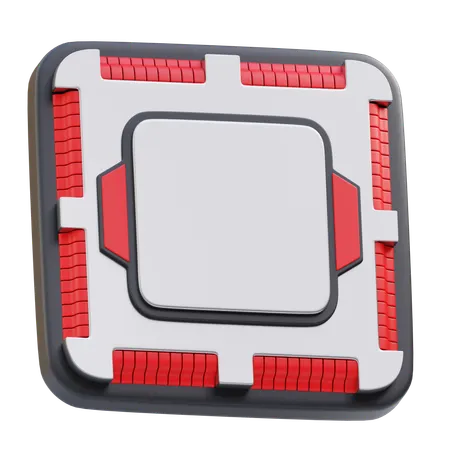 Processor  3D Icon