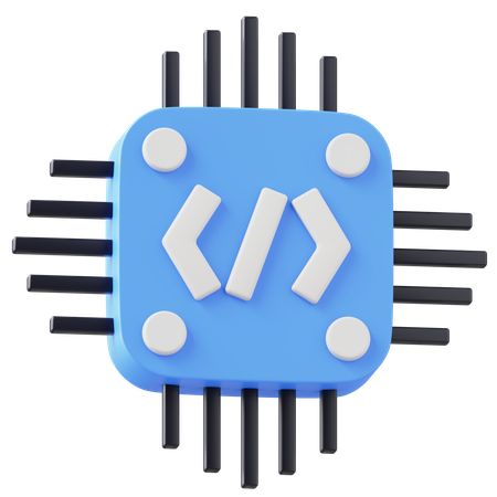 Processor  3D Icon