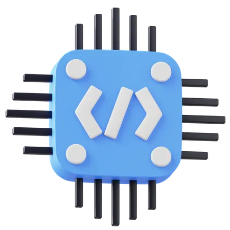 Processor  3D Icon