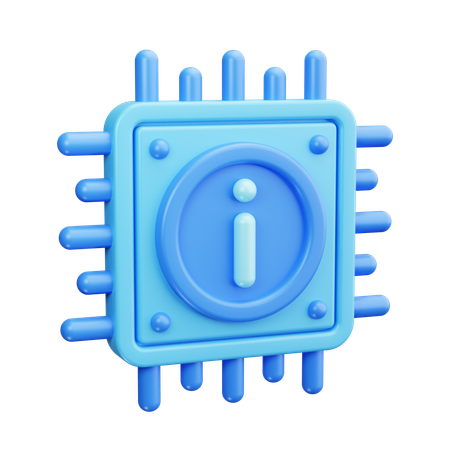 Processor  3D Icon