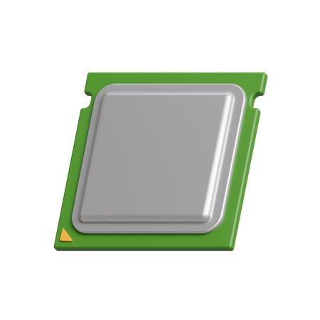 Processor  3D Icon