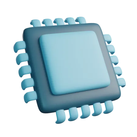 Processor  3D Icon