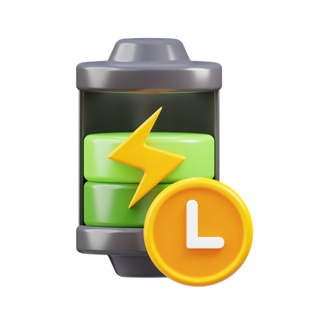 Batterie en cours de chargement  3D Icon