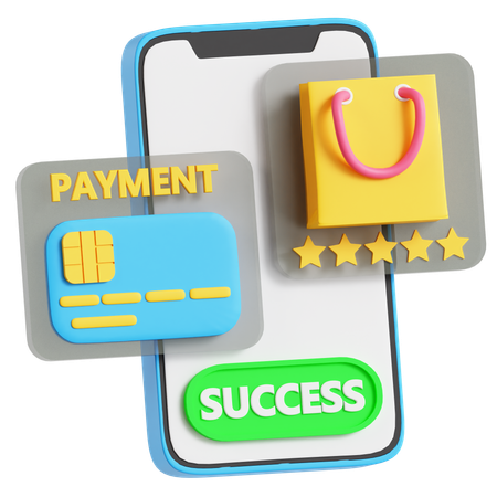 Processus de paiement  3D Icon
