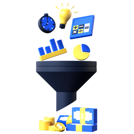 Processus d'affaires  3D Icon