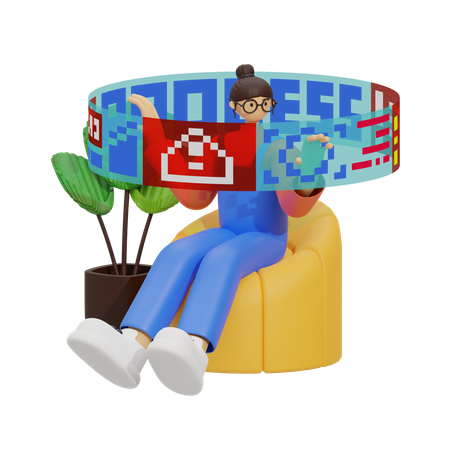 Prochaine frontière du travail  3D Icon