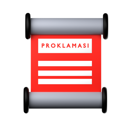 Texte du proclamateur  3D Icon