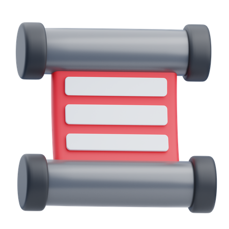 Proclamation Text  3D Icon