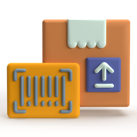 Product Barcode  3D Icon