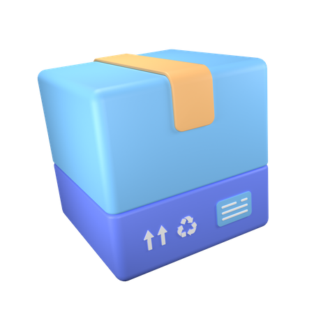 Product Box  3D Illustration