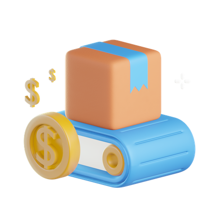 Product Budget  3D Icon