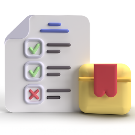 Product Checking  3D Icon