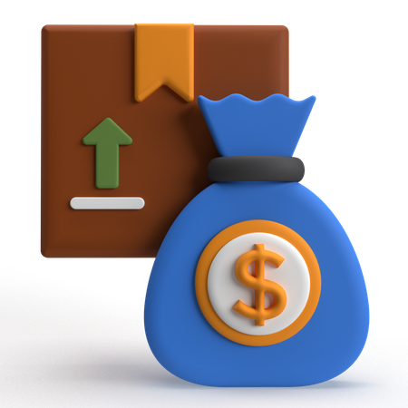 Product Cost  3D Icon