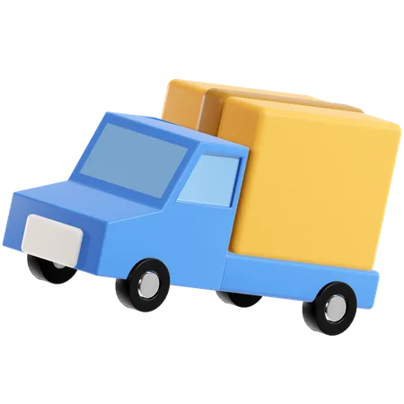 Product Delivery 3D Illustration